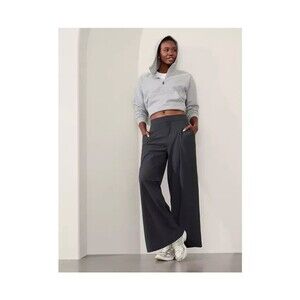 Athleta Gray Wide Leg Pants